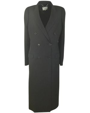 Maison Margiela Abrigo Largo - Negro