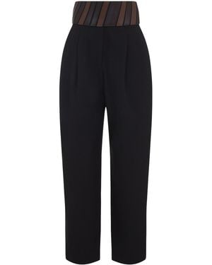 Alaïa Belt Pants - Blue