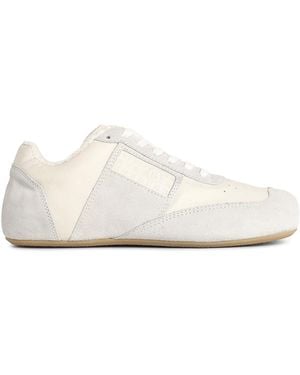 MM6 by Maison Margiela Leather And Sude Trainers - White