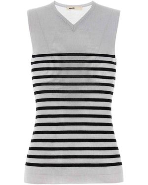 KHAITE Renato Top - Grey