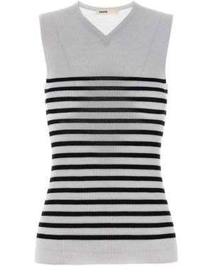 KHAITE Renato Top - Grey
