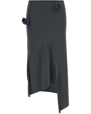 Coperni Flower Skirt - Black