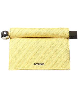 Jacquemus Rond Carr Clutch - Yellow