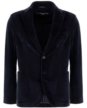 Circolo 1901 Single-Breasted Blazer - Blue