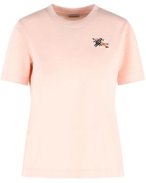 Burberry Frankie Cotton T-Shirt - Pink