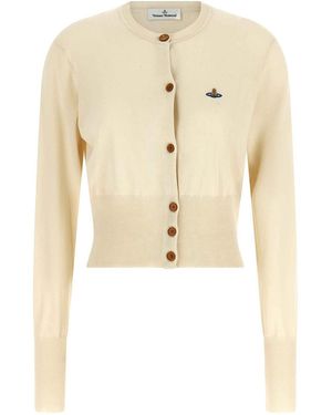Vivienne Westwood Bea Cropped Cardigan - Natural