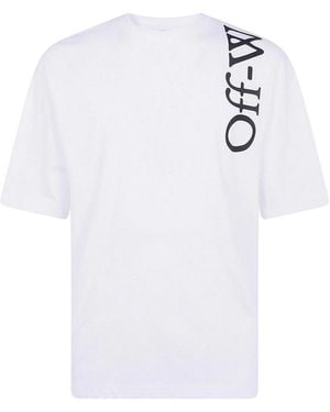 Off-White c/o Virgil Abloh Vertical Bookish Skate Short Sleeves Tee - White