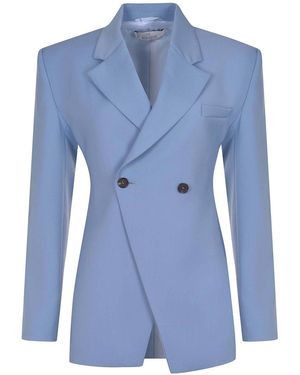 GIUSEPPE DI MORABITO Giacca Made Of Colored Wool - Blue