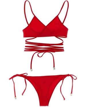 The Attico Wonderful Summer Bikini - Red