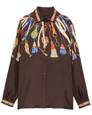Etro Camicia - Marrone