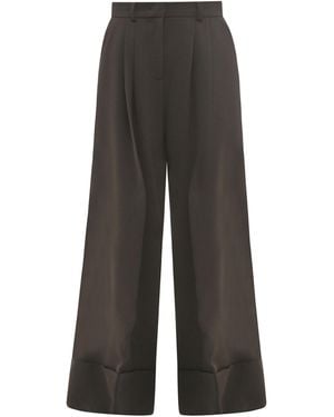 Moschino Jersey Trousers With Pinces - Grey