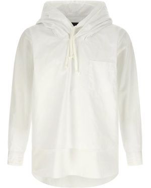 Comme Des Garcons Hommes Plus Double Layer Blouse - White