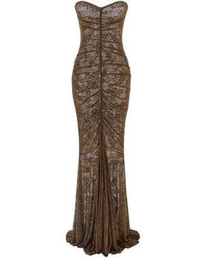 Norma Kamali Mermaid Dress - Brown