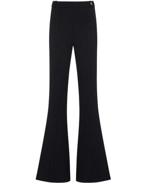 Elisabetta Franchi Flare Trousers - Blue