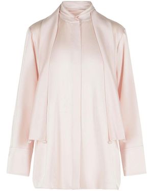 Jil Sander Fiocco Acetate And Viscose Shirt - Pink