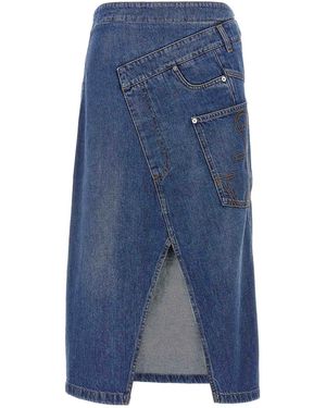 JW Anderson Midi Skirts - Blue