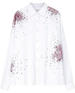 Dries Van Noten Casia Emb 3314 Wwshirt - White