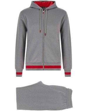 Kiton Cotton Tracksuit - Gray