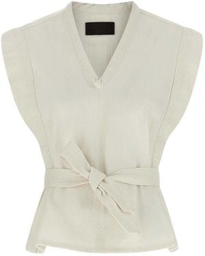 Lemaire Chasuble Vest - White