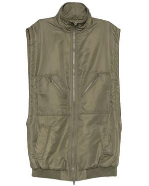 MM6 by Maison Margiela Oversized Down Vest - Green