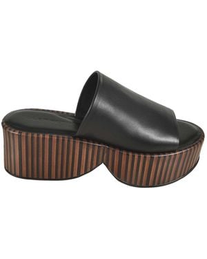 Robert Clergerie Mules - Brown