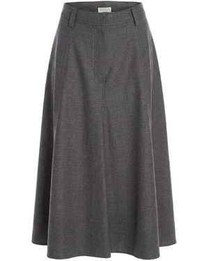 Brunello Cucinelli Skirt - Grey