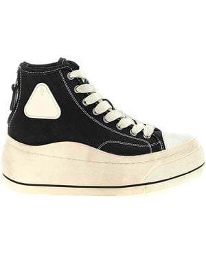R13 Hi Top Sneakers - Black
