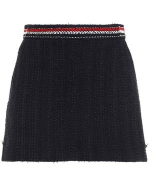 Thom Browne Thigh Length Side Tab Skirt - Blue
