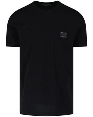 Dolce & Gabbana Logo T-Shirt - Black