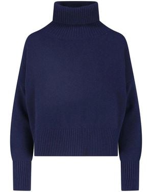 Ma'ry'ya Virgin Wool And Cashmere Jumper - Blue