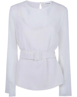 P.A.R.O.S.H. Panty26 Cady Shirt - White
