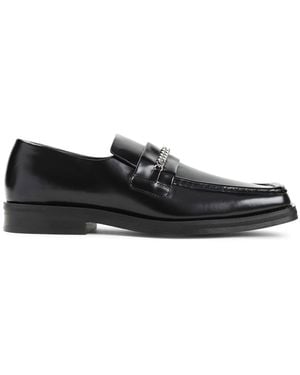 Martine Rose Square Toe Loafers - Black