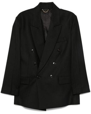 Victoria Beckham Double-Breasted Blazer - Black