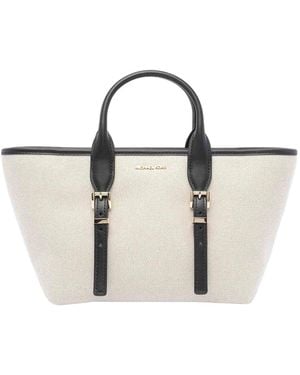 MICHAEL Michael Kors Small Moore Satchel Bag - White