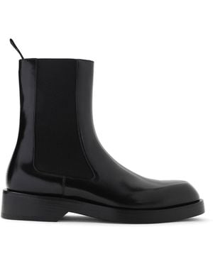 Jil Sander Calf Leather Boots - Black