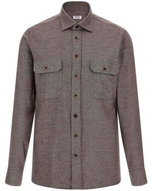 Borriello Flannel Shirt - Brown