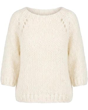 Dondup Suéter Cuello Redondo - Blanco