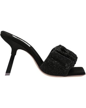 Sebastian Milano Cher Mules - Black
