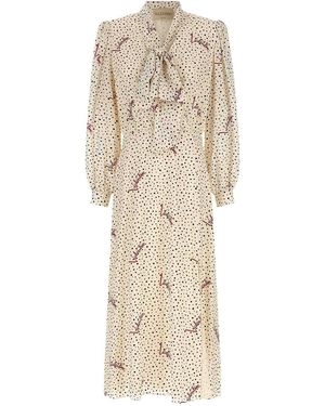 Valentino Garavani Vestido Midi - Neutro