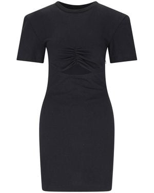 Nensi Dojaka Abito Mini Cut Out - Black