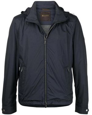 Moorer Jacket With Zip - Blue