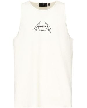 Represent X Metallica 40Th Anniversary Tank Top - White