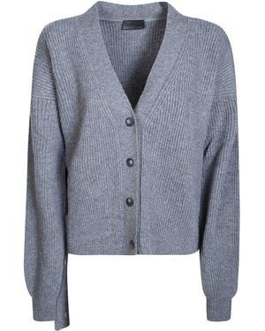 Dondup Regular Fit Cardigan - Blue