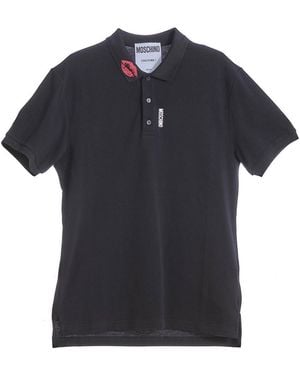 Moschino Kiss Polo - Black