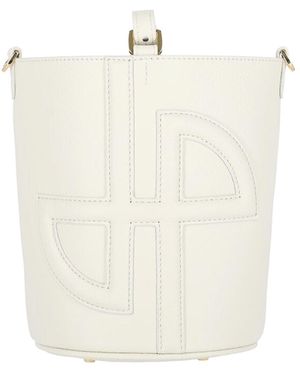 Patou Small Bucket Bag - White