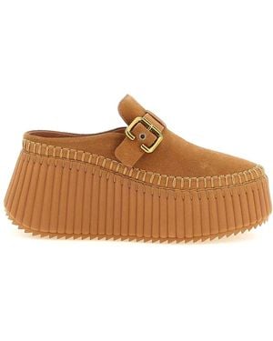 Chloé Sabot 'Nama' - Marrone