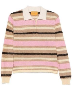 Guest In Residence Cashmere Polo Jumper - Pink