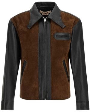 Marni Leather Jacket - Brown