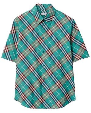 Burberry Robert Check Shirt - Blue