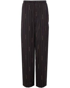 Balenciaga Baleciaga Pyjama Trousers - Black